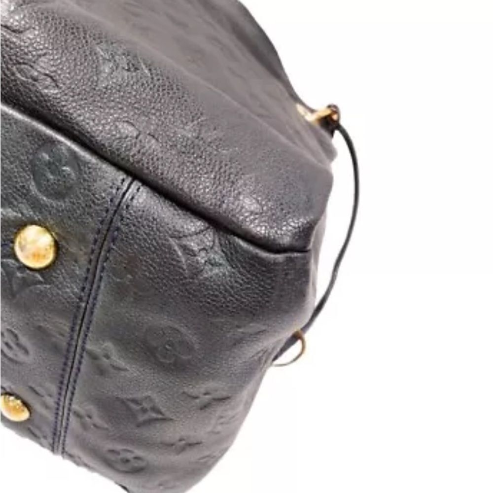 Auth Louis Vuitton Artsy Shoulder Bag MM Deep Navy Blue Leather Boho Monogram - Picture 6 of 16